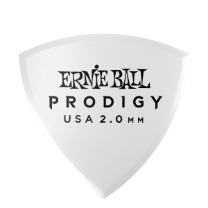 Ernie Ball 2.0mm White Shield Prodigy Picks 6-pack