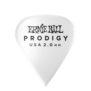 Ernie Ball 2.0mm White Sharp Prodigy Picks 6-pack
