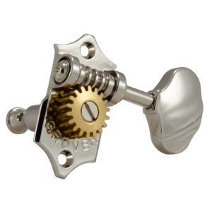 GROVER STA-TITE&trade; U99 SERIES GEARED UKULELE PEGS NICKEL SET of 2 + 2