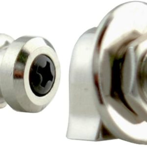 Grover Brand Pro Guitar Lock Strap - Nickel